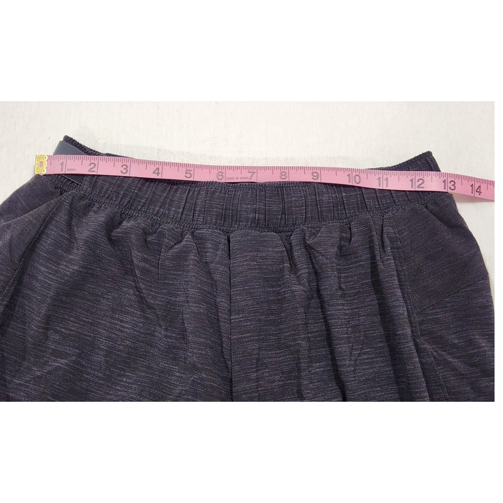 Lululemon Mens Surge Short Liner 6 Heather Allover Deep Coal Black M7AB2S Size S - Picture 7 of 10